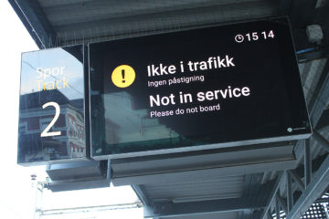 Ikke i trafikk - Hamar togstasjon